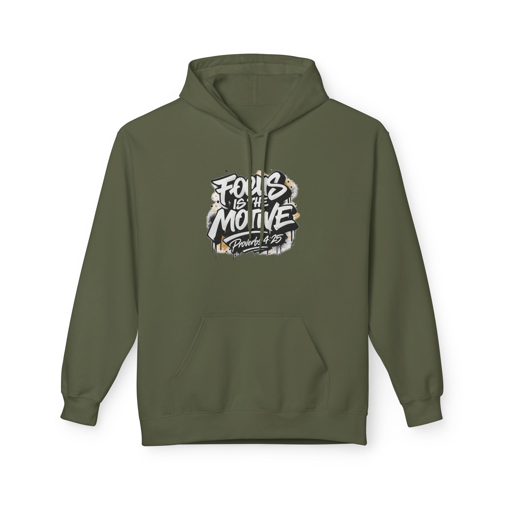 Focus Is The Motive - Graffiti Streetwear Pullover Hoodie