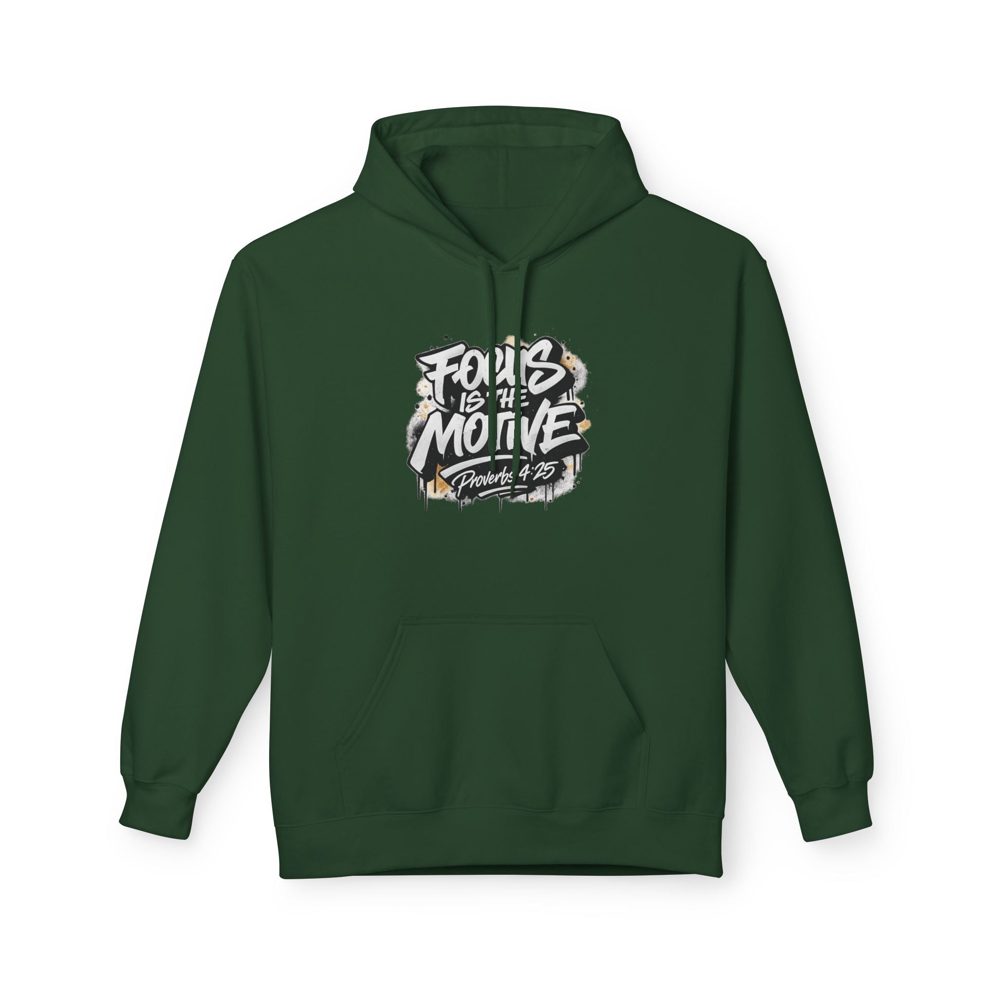 Focus Is The Motive - Graffiti Streetwear Pullover Hoodie